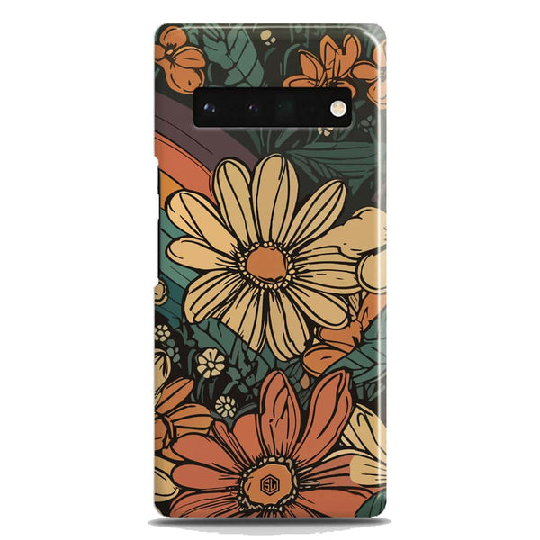 Groovy Bloom Garden - Hard Case - Matte Finish - Google Pixel 6 Pro