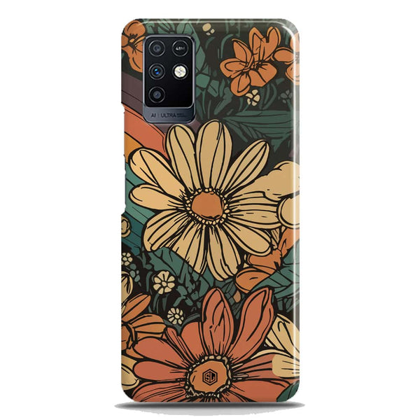 Groovy Bloom Garden - Hard Case - Matte Finish - Infinix Note 10