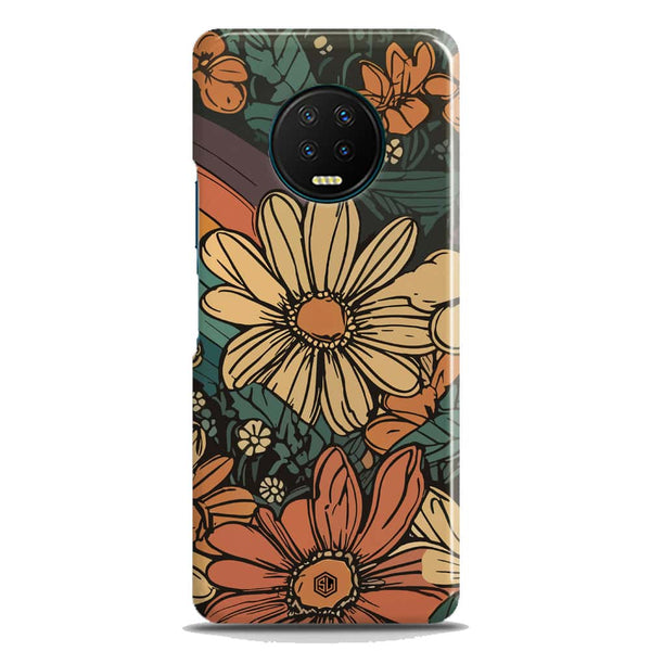 Groovy Bloom Garden - Hard Case - Matte Finish - Infinix Note 7
