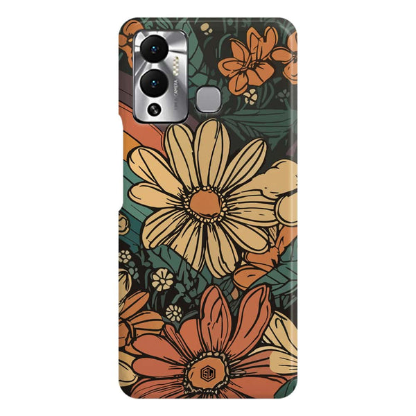 Groovy Bloom Garden - Hard Case - Matte Finish - Infinix Hot 12 Play