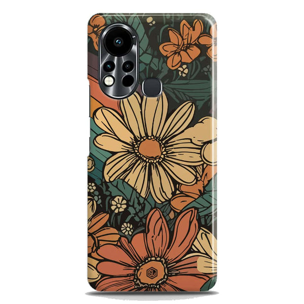 Groovy Bloom Garden - Hard Case - Matte Finish - Infinix Hot 11s