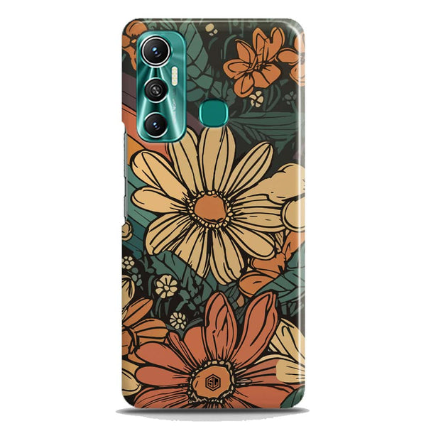 Groovy Bloom Garden - Hard Case - Matte Finish - Infinix Hot 11