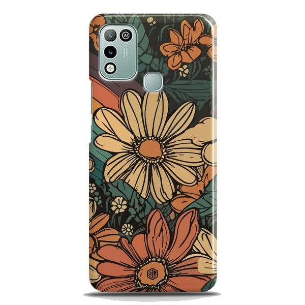 Groovy Bloom Garden - Hard Case - Matte Finish - Infinix Hot 10 Play