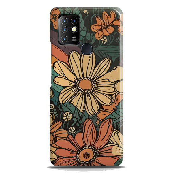 Groovy Bloom Garden - Hard Case - Matte Finish - Infinix Hot 10