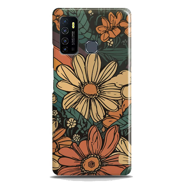 Groovy Bloom Garden - Hard Case - Matte Finish - Infinix Hot 9