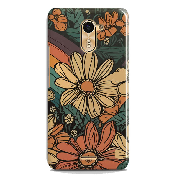 Groovy Bloom Garden - Hard Case - Matte Finish - Infinix Hot 4