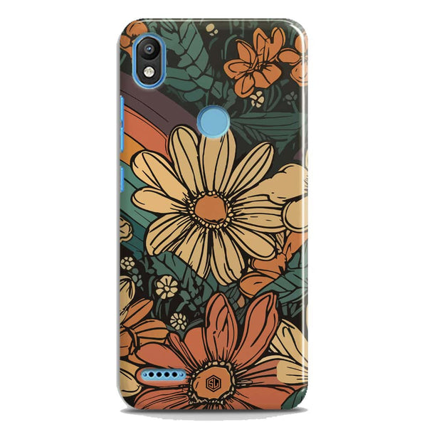 Groovy Bloom Garden - Hard Case - Matte Finish - Infinix Smart 2