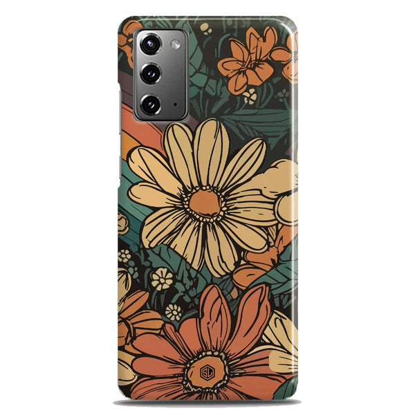 Groovy Bloom Garden - Hard Case - Matte Finish - Samsung Galaxy Note 20