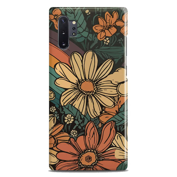 Groovy Bloom Garden - Hard Case - Matte Finish - Samsung Galaxy Note 10 Plus