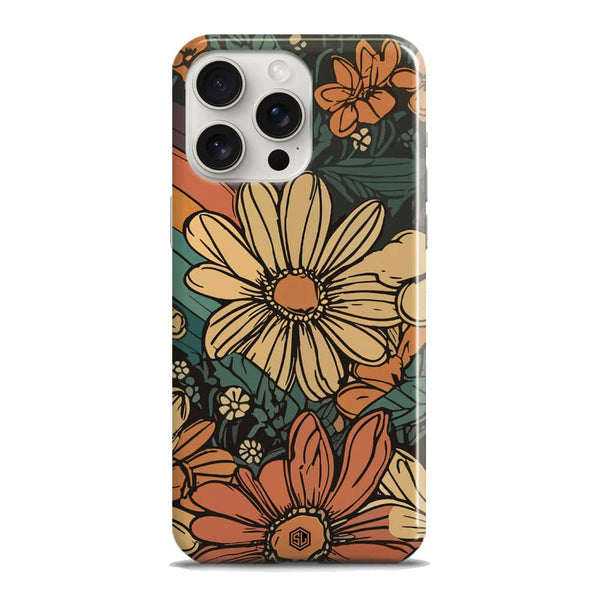 Groovy Bloom Garden - Hard Case - Matte Finish - iPhone 15 Pro Max