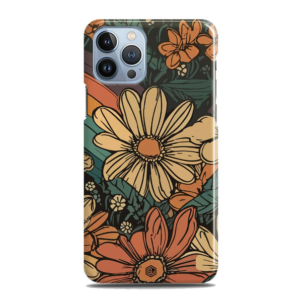 Groovy Bloom Garden - Hard Case - Matte Finish - iPhone 13 Pro Max