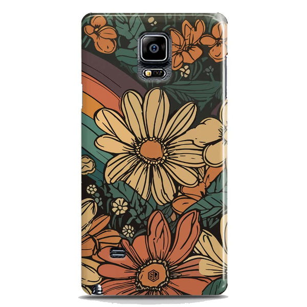 Groovy Bloom Garden - Hard Case - Matte Finish - Samsung Galaxy Note 4