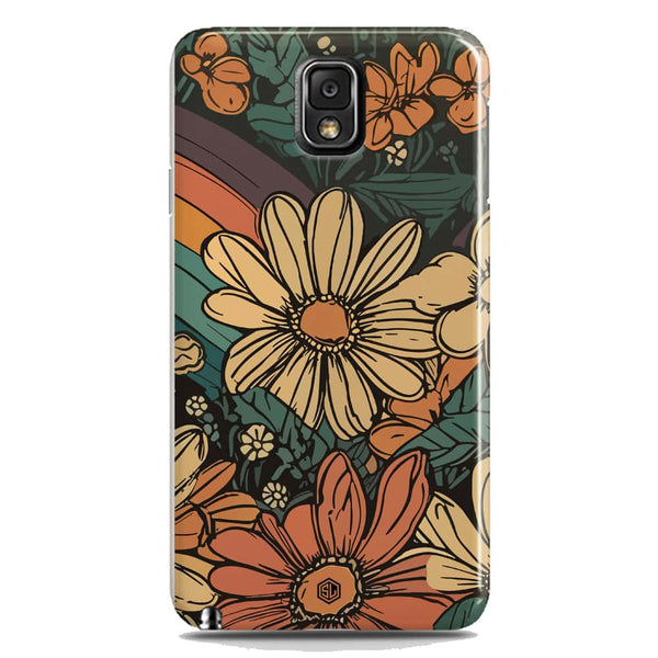 Groovy Bloom Garden - Hard Case - Matte Finish - Samsung Galaxy Note 3