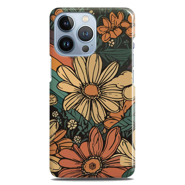 Groovy Bloom Garden - Hard Case - Matte Finish - iPhone 13 Pro