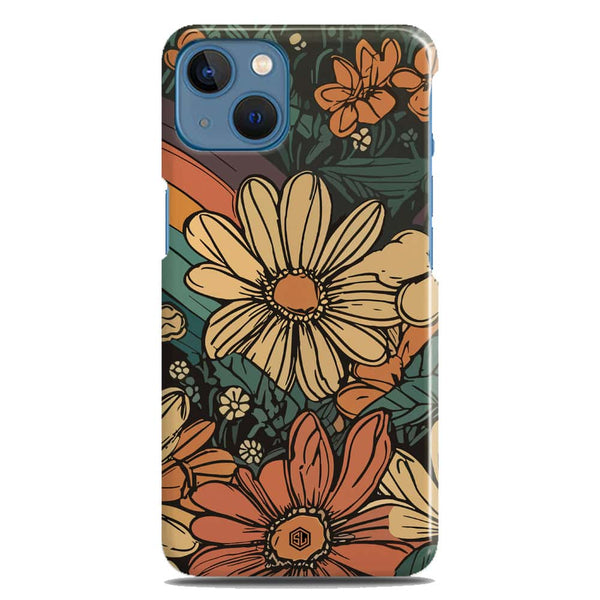 Groovy Bloom Garden - Hard Case - Matte Finish - iPhone 13 Mini