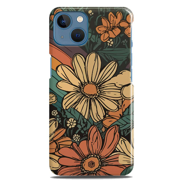 Groovy Bloom Garden - Hard Case - Matte Finish - iPhone 13