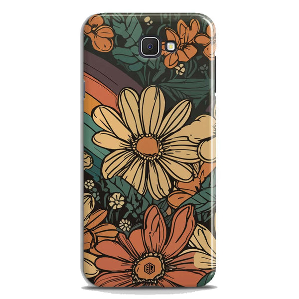 Groovy Bloom Garden - Hard Case - Matte Finish - Samsung Galaxy J4 Core