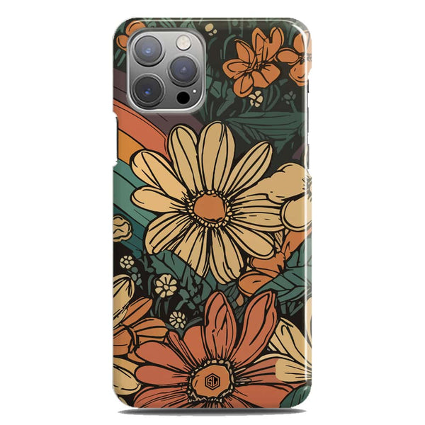Groovy Bloom Garden - Hard Case - Matte Finish - iPhone 12 Pro Max