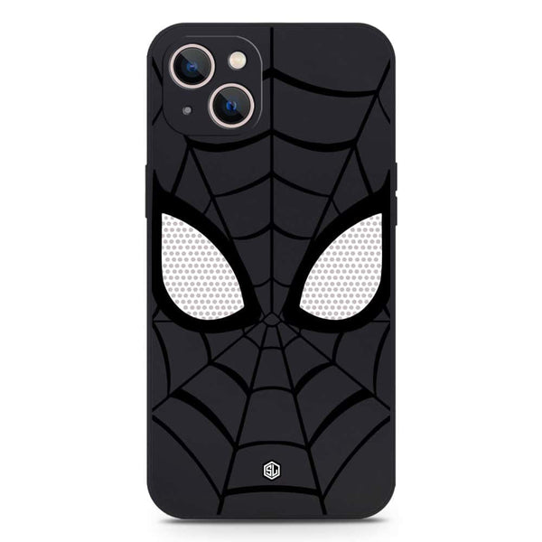 Cool Spider Design Soft Phone Case - Silica Gel Case - Black - iPhone 13 Mini