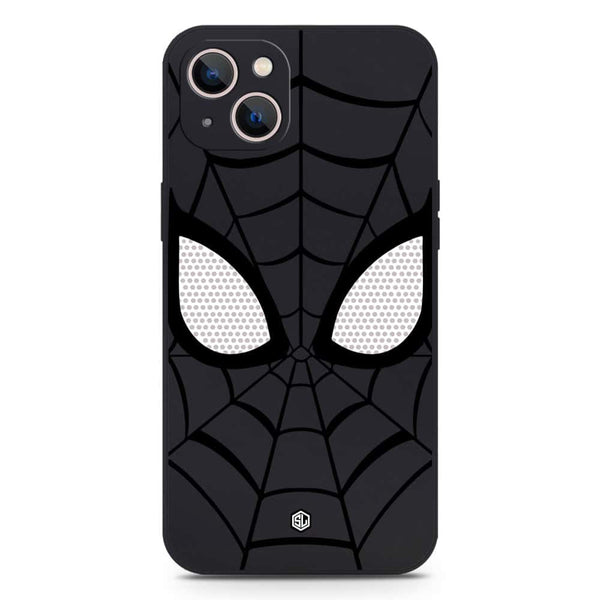 Cool Spider Design Soft Phone Case - Silica Gel Case - Black - iPhone 13