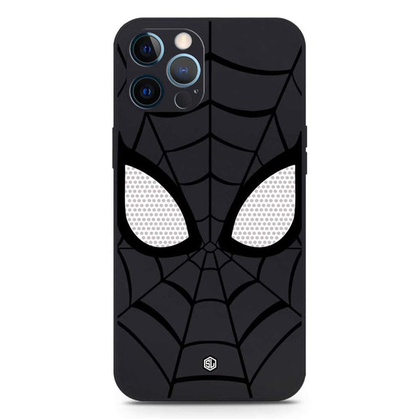 Cool Spider Design Soft Phone Case - Silica Gel Case - Black - iPhone 12 Pro Max