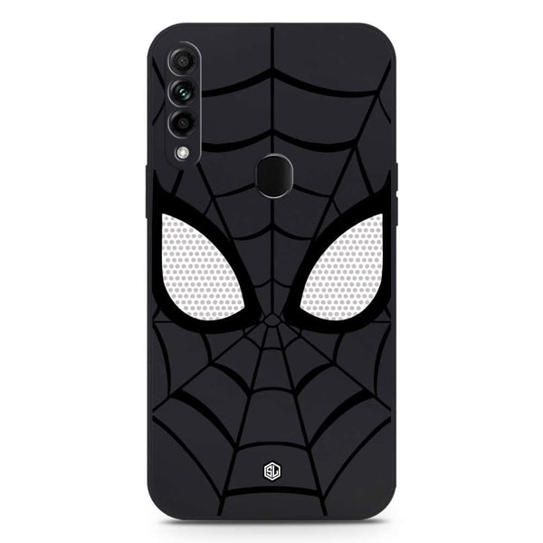Cool Spider Design Soft Phone Case - Silica Gel Case - Black - Oppo A8