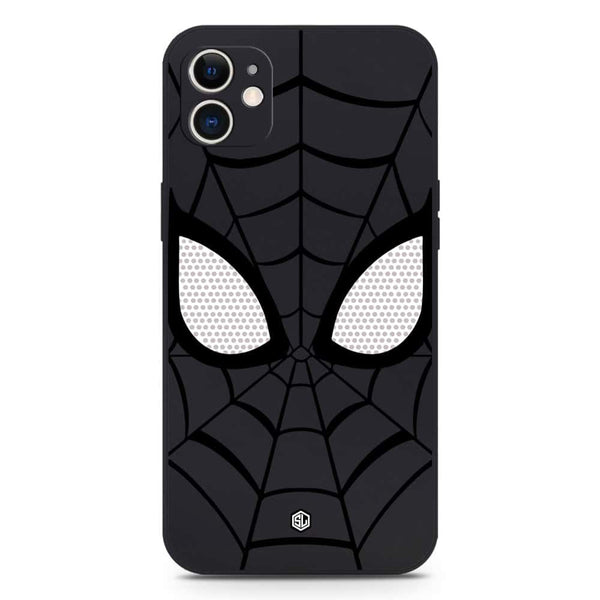 Cool Spider Design Soft Phone Case - Silica Gel Case - Black - iPhone 11