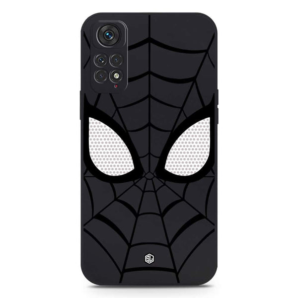Cool Spider Design Soft Phone Case - Silica Gel Case - Black - Xiaomi Redmi Note 11