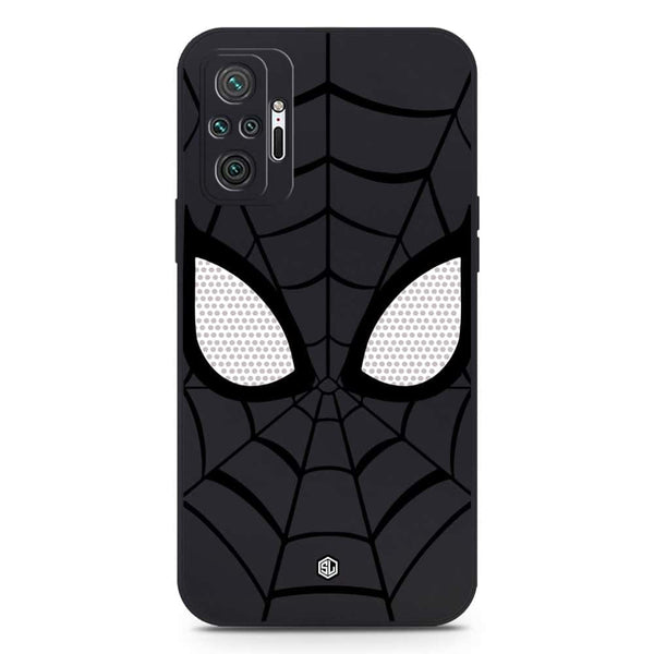 Cool Spider Design Soft Phone Case - Silica Gel Case - Black - Xiaomi Redmi Note 10 Pro Max