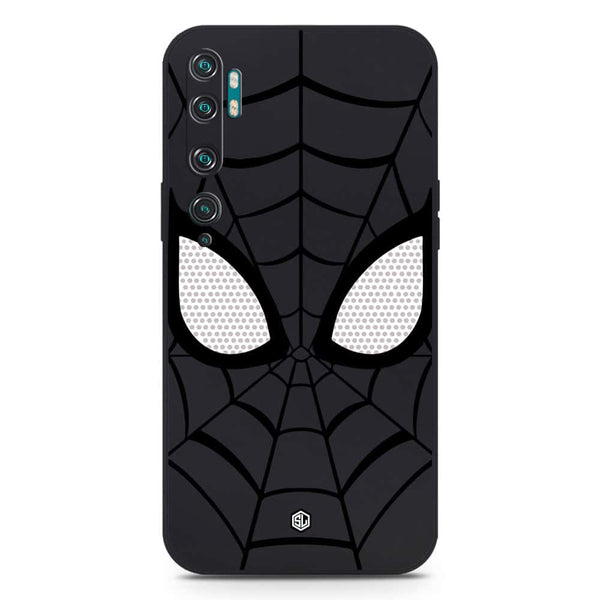 Cool Spider Design Soft Phone Case - Silica Gel Case - Black - Xiaomi Mi Note 10 Pro