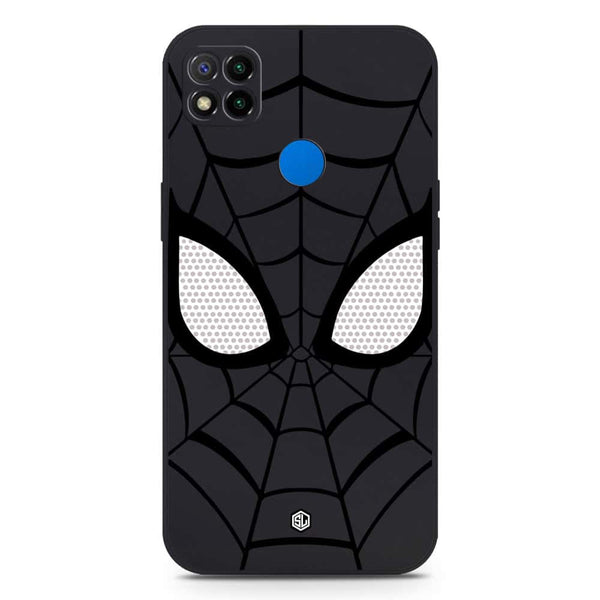 Cool Spider Design Soft Phone Case - Silica Gel Case - Black - Xiaomi Redmi 10A
