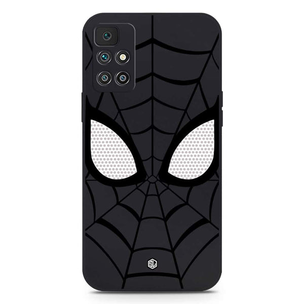 Cool Spider Design Soft Phone Case - Silica Gel Case - Black - Xiaomi Redmi 10