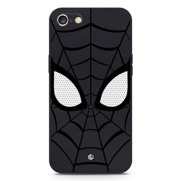 Cool Spider Design Soft Phone Case - Silica Gel Case - Black - iPhone SE 2020