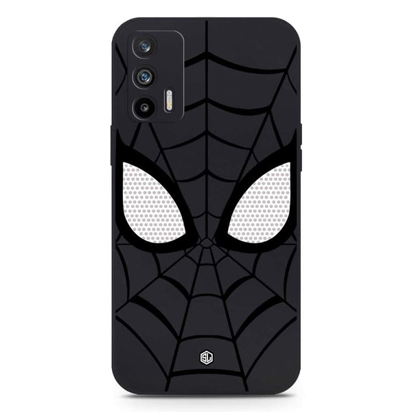 Cool Spider Design Soft Phone Case - Silica Gel Case - Black - Realme GT 5G