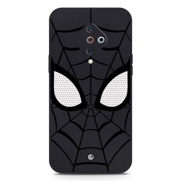 Cool Spider Design Soft Phone Case - Silica Gel Case - Black - Vivo Y9s