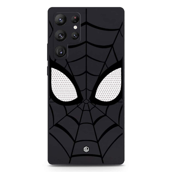 Cool Spider Design Soft Phone Case - Silica Gel Case - Black - Samsung Galaxy S22 Ultra 5G