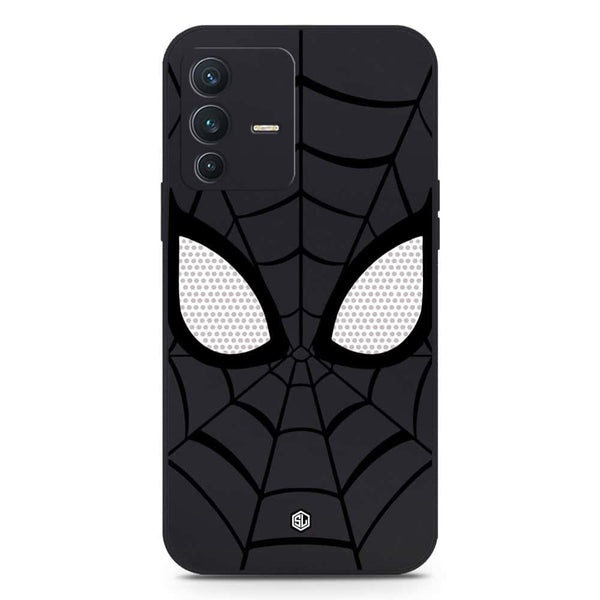 Cool Spider Design Soft Phone Case - Silica Gel Case - Black - Vivo S12