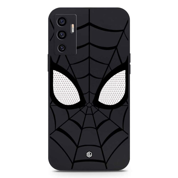Cool Spider Design Soft Phone Case - Silica Gel Case - Black - Vivo S10e