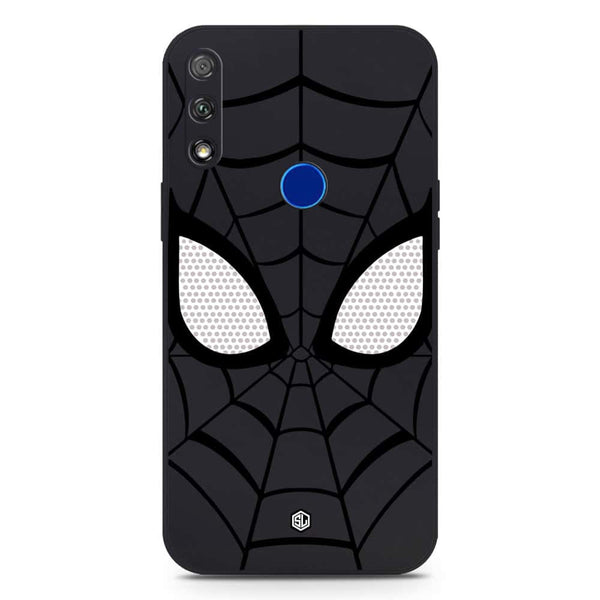Cool Spider Design Soft Phone Case - Silica Gel Case - Black - Honor 9X