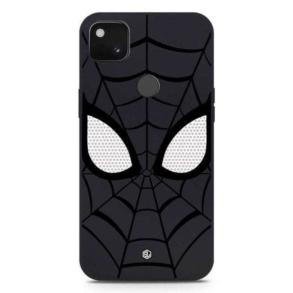 Cool Spider Design Soft Phone Case - Silica Gel Case - Black - Google Pixel 4a 4G