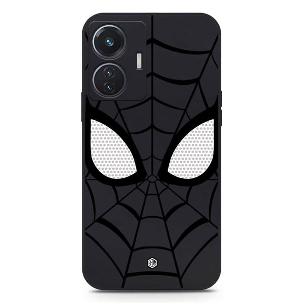 Cool Spider Design Soft Phone Case - Silica Gel Case - Black - Vivo Y55 4G