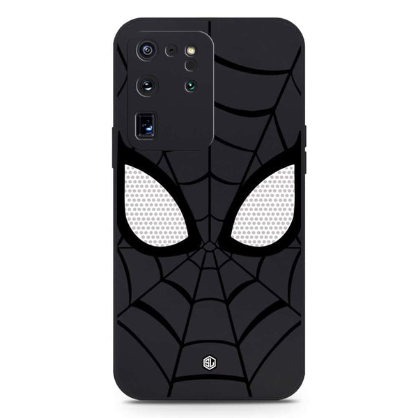Cool Spider Design Soft Phone Case - Silica Gel Case - Black - Samsung Galaxy S20 Ultra