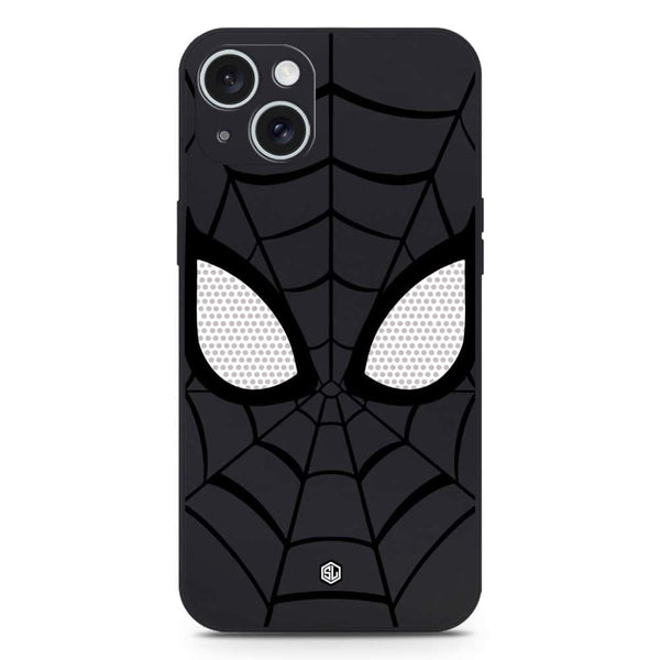 Cool Spider Design Soft Phone Case - Silica Gel Case - Black - iPhone 15