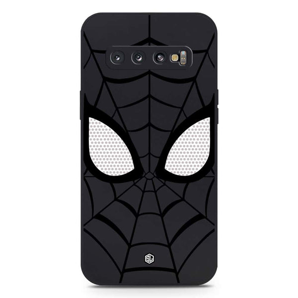 Cool Spider Design Soft Phone Case - Silica Gel Case - Black - Samsung Galaxy S10