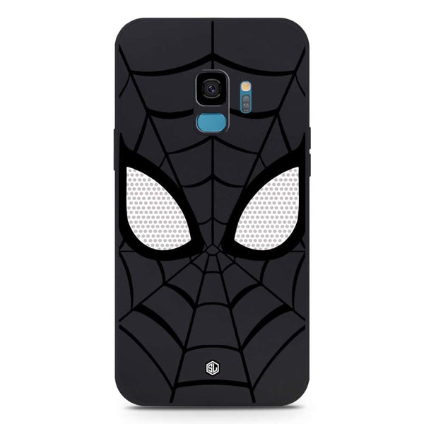 Cool Spider Design Soft Phone Case - Silica Gel Case - Black - Samsung Galaxy S9