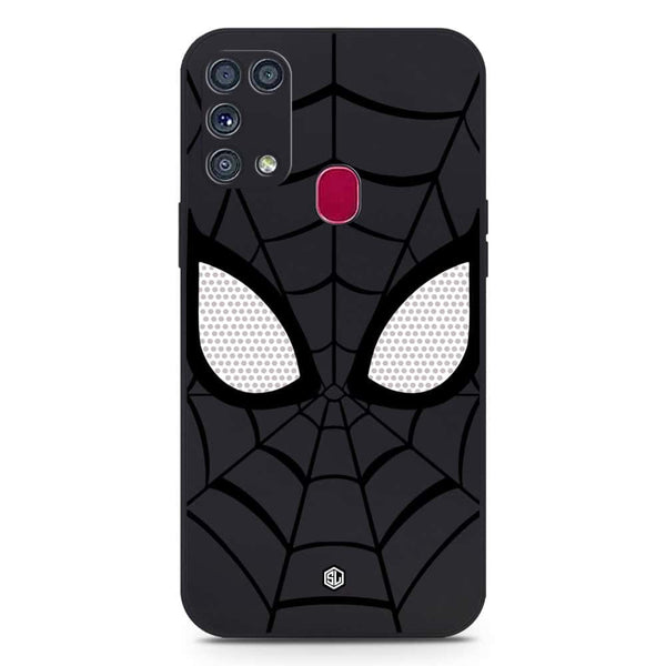 Cool Spider Design Soft Phone Case - Silica Gel Case - Black - Samsung Galaxy M31