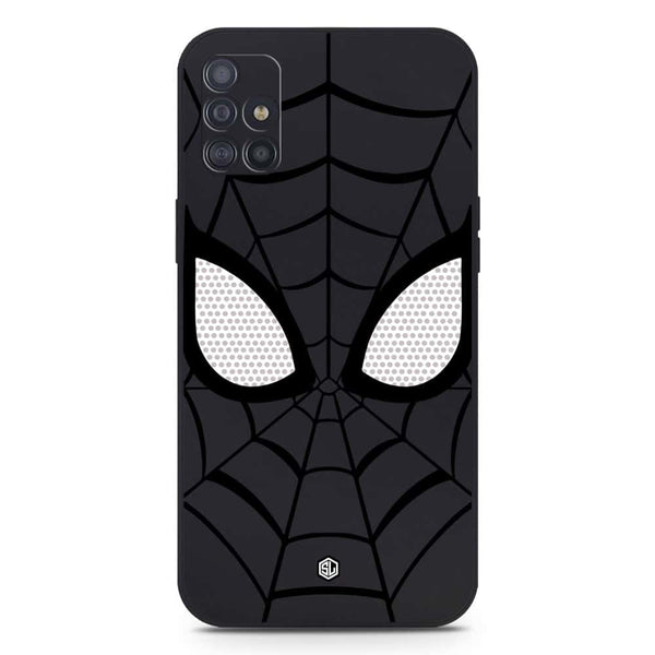 Cool Spider Design Soft Phone Case - Silica Gel Case - Black - Samsung Galaxy A71