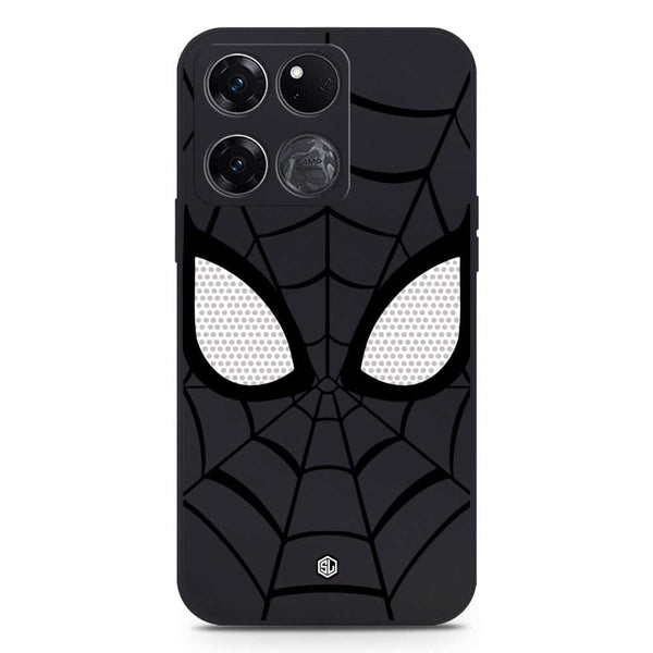 Cool Spider Design Soft Phone Case - Silica Gel Case - Black - OnePlus Ace Racing