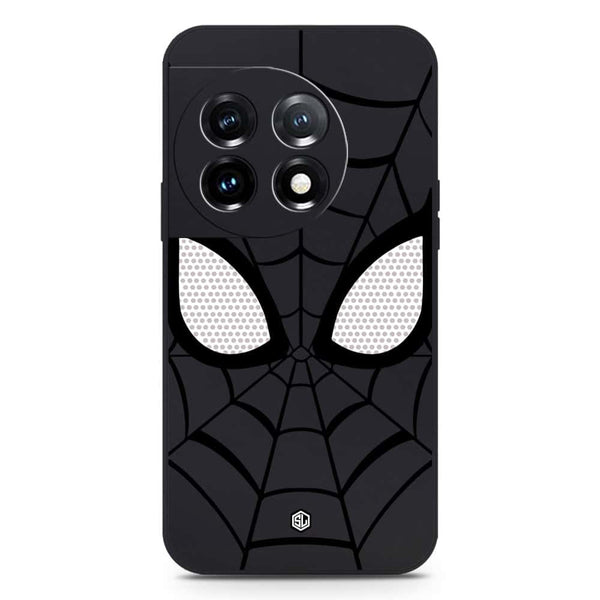 Cool Spider Design Soft Phone Case - Silica Gel Case - Black - OnePlus 11