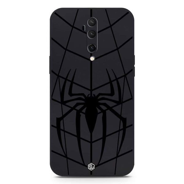 X-Spider Design Soft Phone Case - Silica Gel Case - Black - OnePlus 7T Pro